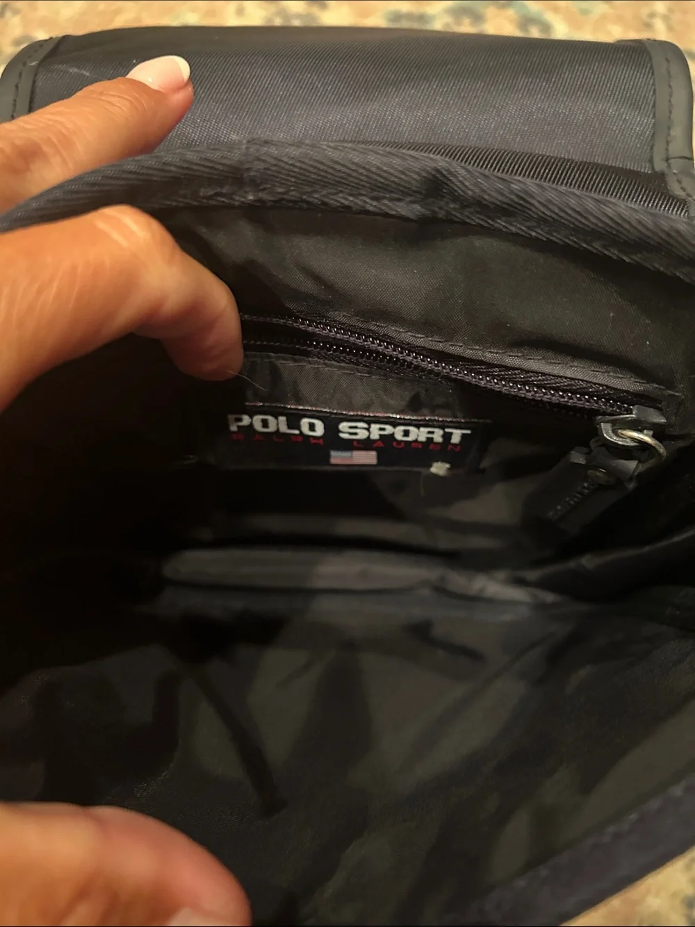 Polo by Ralph Lauren Navy Polo Sport Crossbody Bag